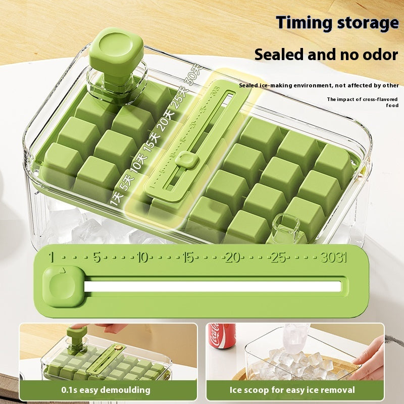 2-in-1 Homemade Ice Cube Maker with Dispenser | 28/56 Grids