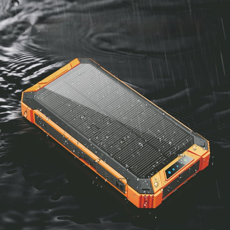 Fast Charge Solar Wireless Power Bank – 5-in-1 Output