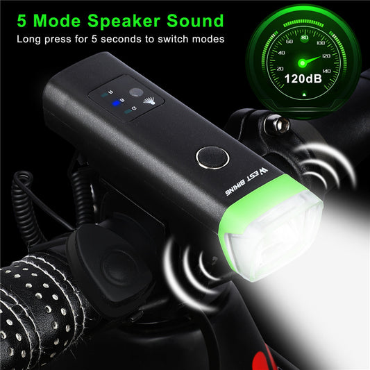 Bicycle headlight sensor light 🚴‍♂️✨🔆 Smart lighting for your bike — safety and comfort combined! 💡🌙 The sensor automatically turns on the lights so you're always visible and confident on the road. 🌟🚦 #Bike #Light #Safety