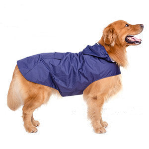 Adventure-Ready Reflective Dog Rain Poncho