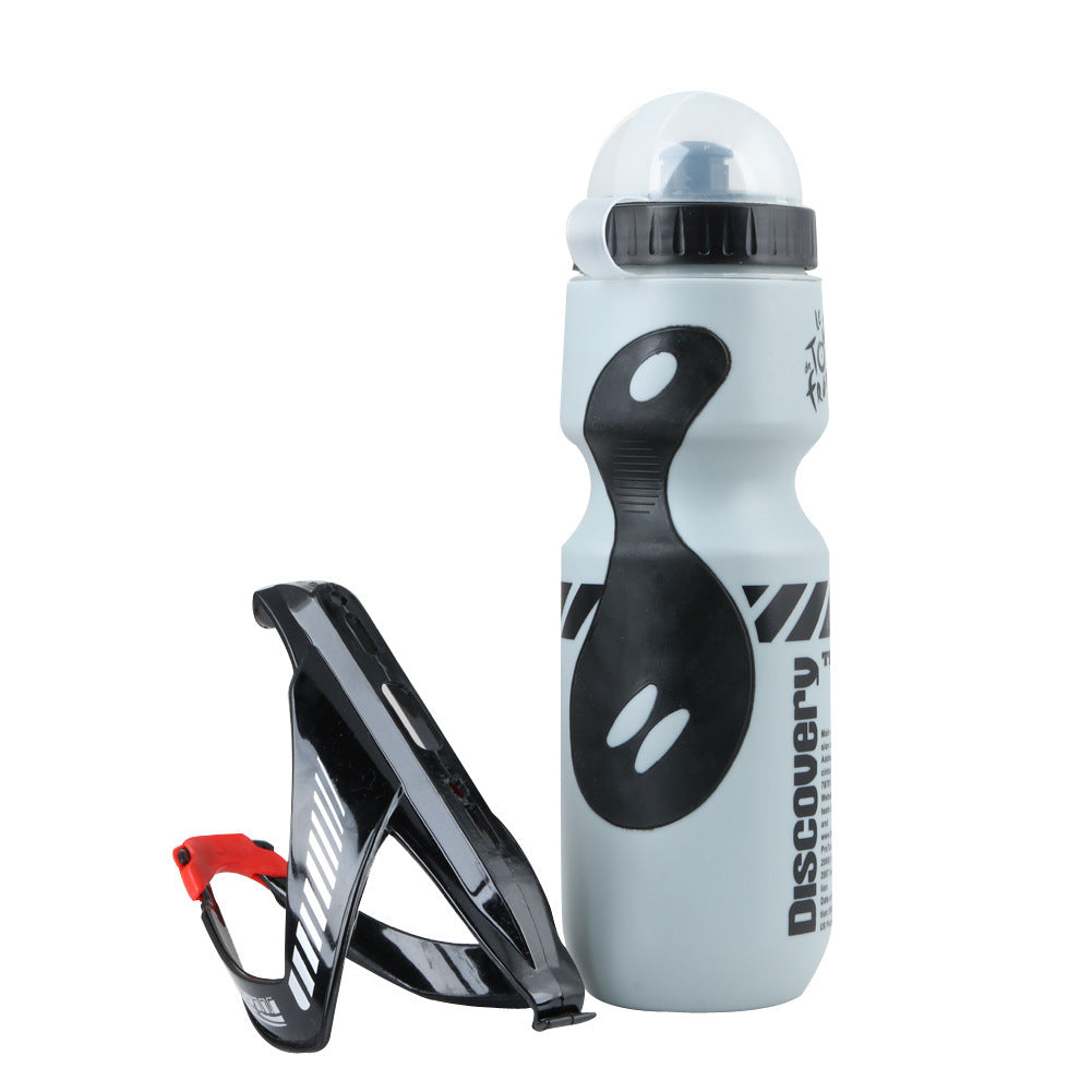 Rack bicycle water bottle set