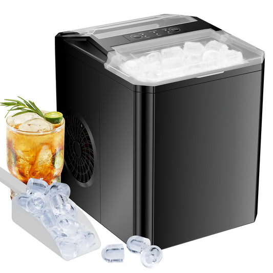 Fast & Portable Ice Maker with Self-Cleaning