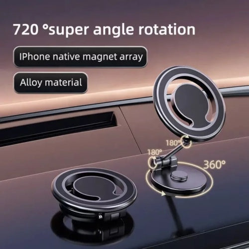 🚗✨ Foldable Magnetic Car Phone Holder 📱🧲