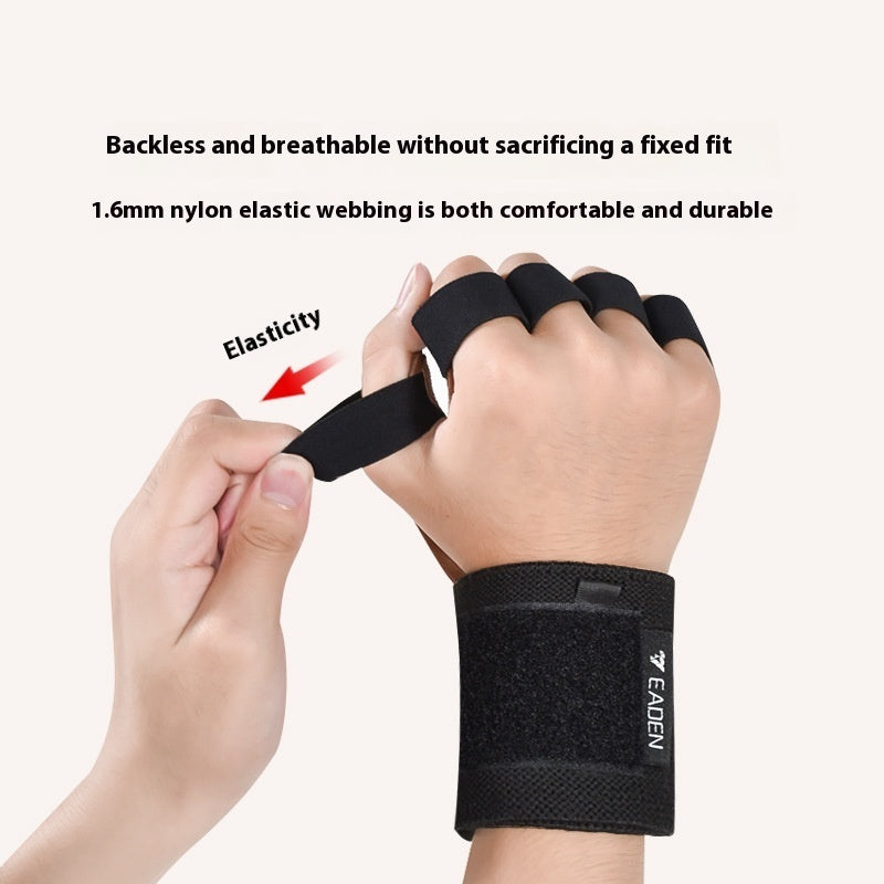 Cowhide Weightlifting Gloves with Wrist Support