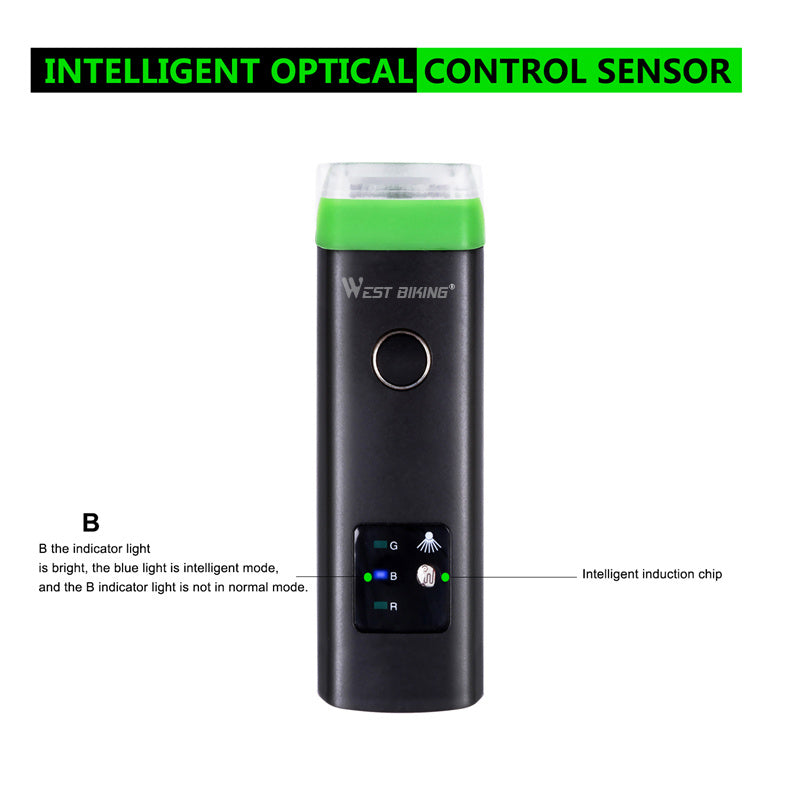 Bicycle headlight sensor light 🚴‍♂️✨🔆 Smart lighting for your bike — safety and comfort combined! 💡🌙 The sensor automatically turns on the lights so you're always visible and confident on the road. 🌟🚦 #Bike #Light #Safety