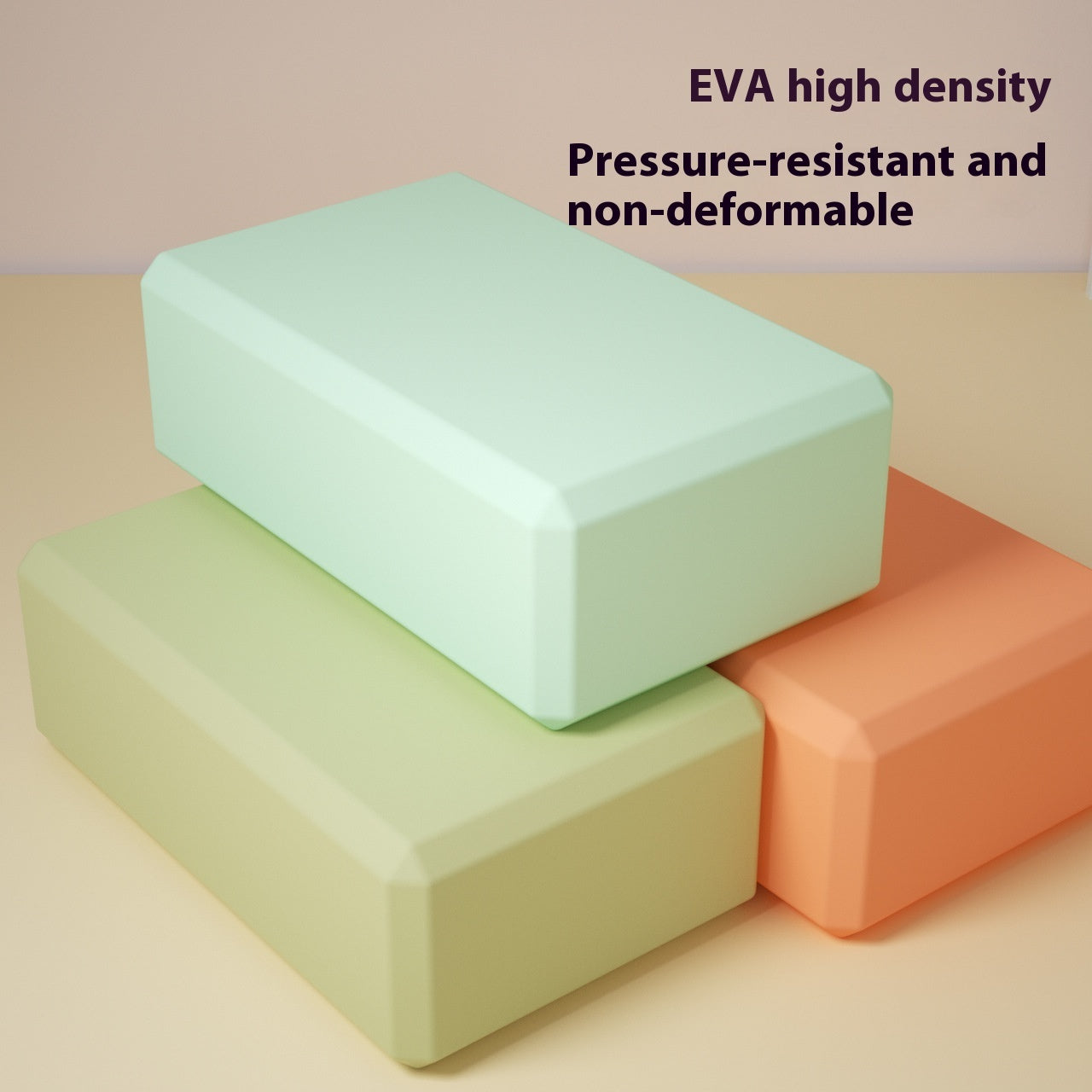 🌸✨ EVA High Density Yoga Block 🧘‍♀️💫 Beginner Yoga Aid | Sporting Goods 🧱🏋️‍♀️