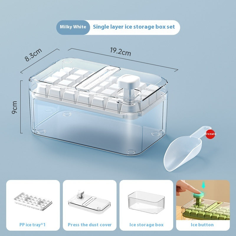 2-in-1 Homemade Ice Cube Maker with Dispenser | 28/56 Grids