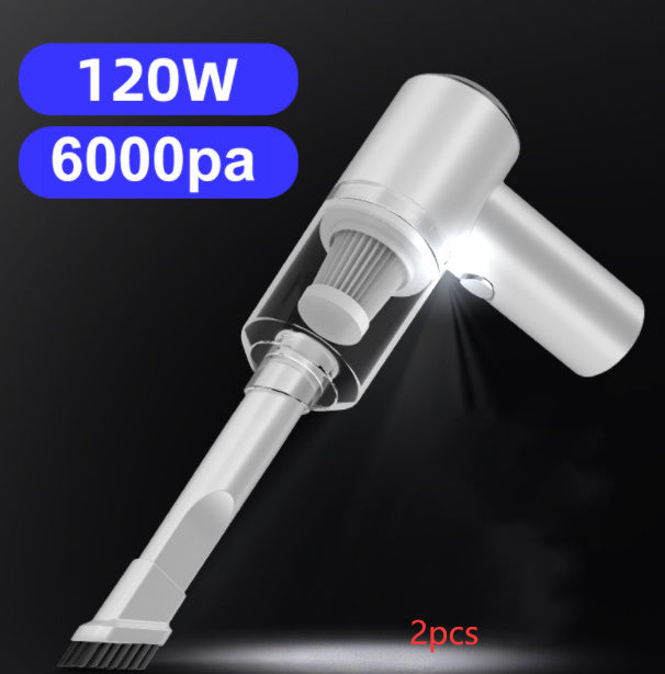 🏠✨ Household Wireless Rechargeable Wet & Dry Mini Vacuum Cleaner 🌀🔋