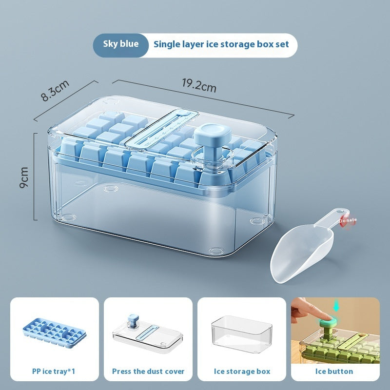 2-in-1 Homemade Ice Cube Maker with Dispenser | 28/56 Grids