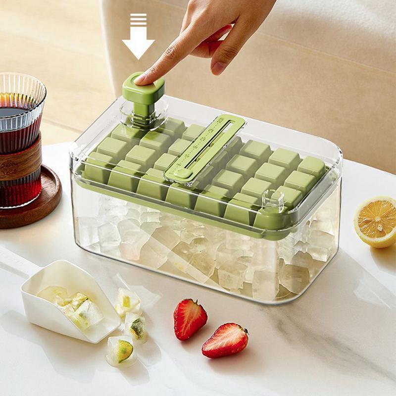 2-in-1 Homemade Ice Cube Maker with Dispenser | 28/56 Grids
