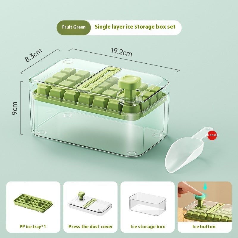 2-in-1 Homemade Ice Cube Maker with Dispenser | 28/56 Grids