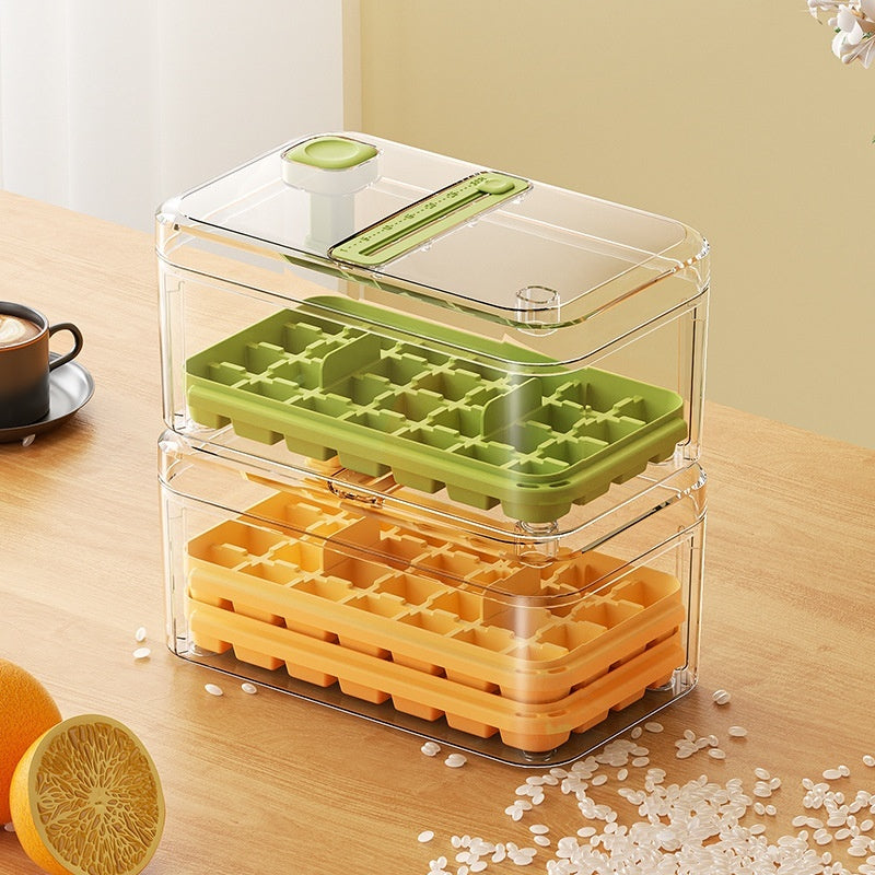 2-in-1 Homemade Ice Cube Maker with Dispenser | 28/56 Grids