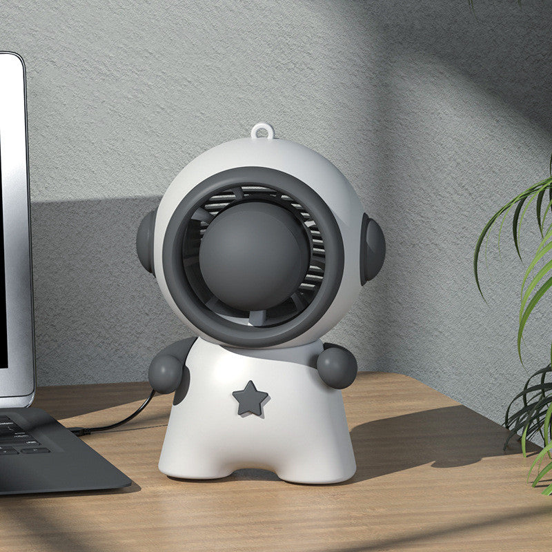 Astronaut Mini USB Fan Handheld Portable Fan with USB Recharge