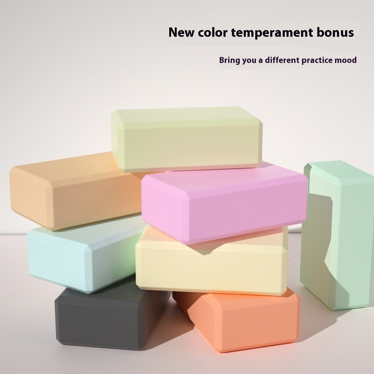 🌸✨ EVA High Density Yoga Block 🧘‍♀️💫 Beginner Yoga Aid | Sporting Goods 🧱🏋️‍♀️