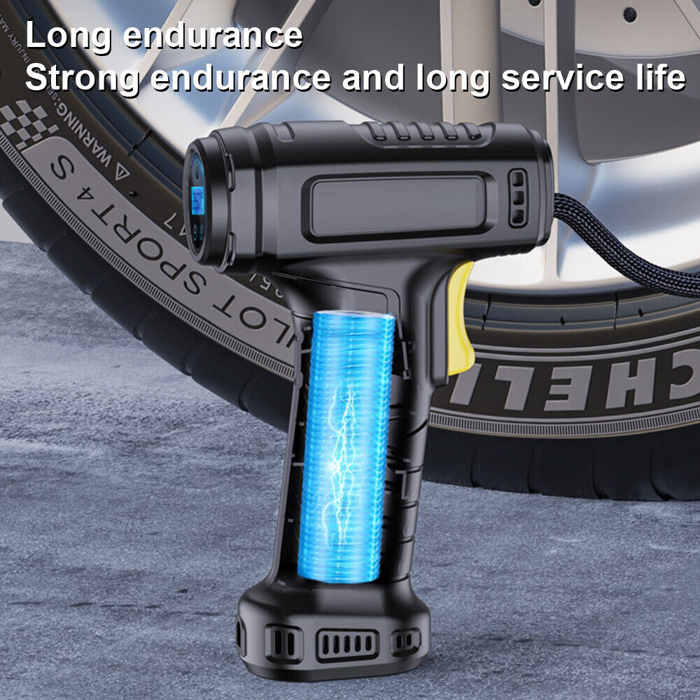 🚗✨ Cordless Digital Car Tyre Inflator – Inflate Anywhere, Anytime! ⏱️🔋